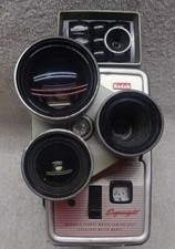 Vintage - KODAK - SCOPESIGHT - MOVIE CAMERA with 3 lenses - USED