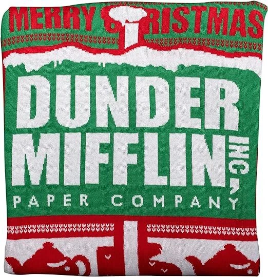 Dunder Mifflin Paper Company Ugly Christmas Sweater Unisex