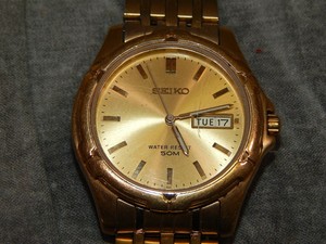 Seiko V743-8B39 A4 5 bar (50 meters) Mens Wristwatch Working | eBay