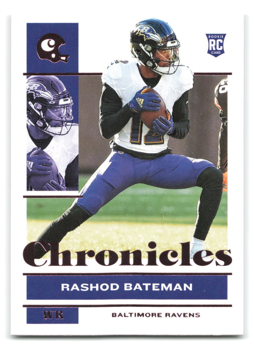Rashod Bateman 2021 Panini Chronicles FOOTBALL #8 Baltimore Ravens