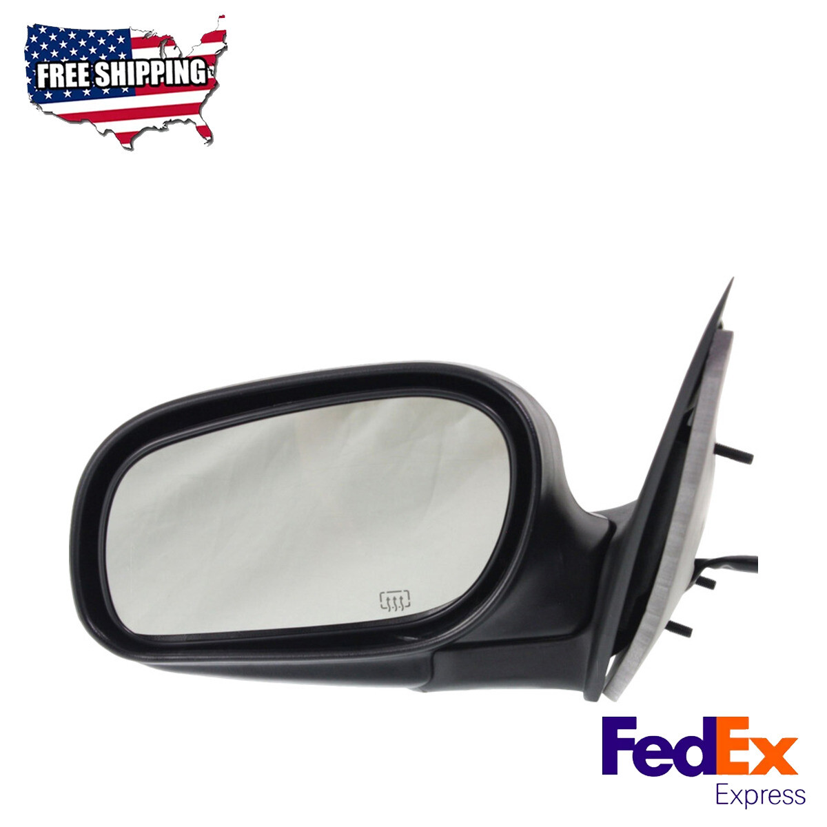 Mirror Paintable Driver Side Fits 02-11 Ford Crown Victoria Mercury Grand