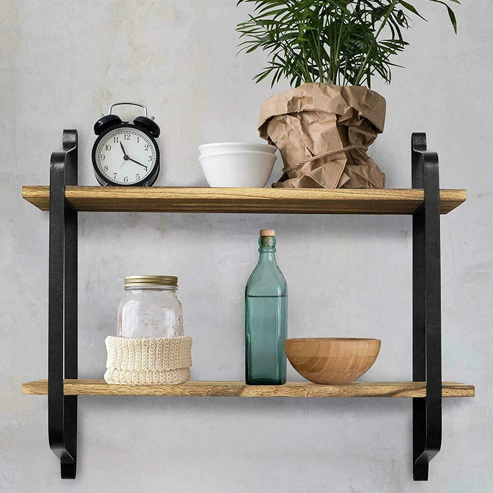 2 tier wall shelving cheap unit