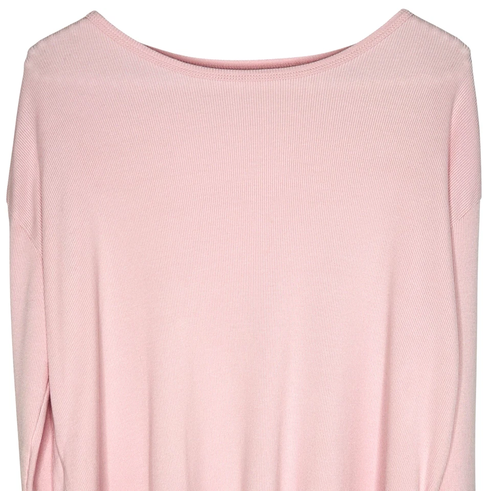 Conjunto de Pijama Papinelle Mujer Pequeño Rosa Acanalado Modal Ropa de Salón Dormir Ocio Foto 4 de 4