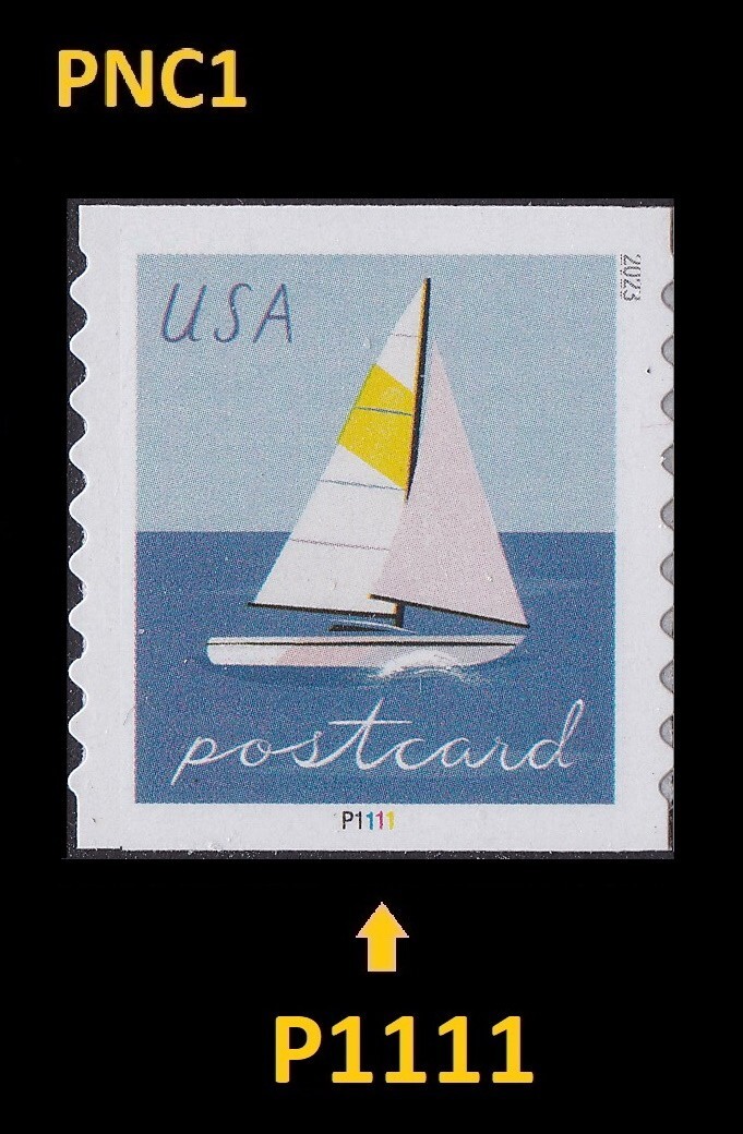 US 5749 Sailboats Yellow postcard rate PNC1 P1111 MNH 2023 | eBay