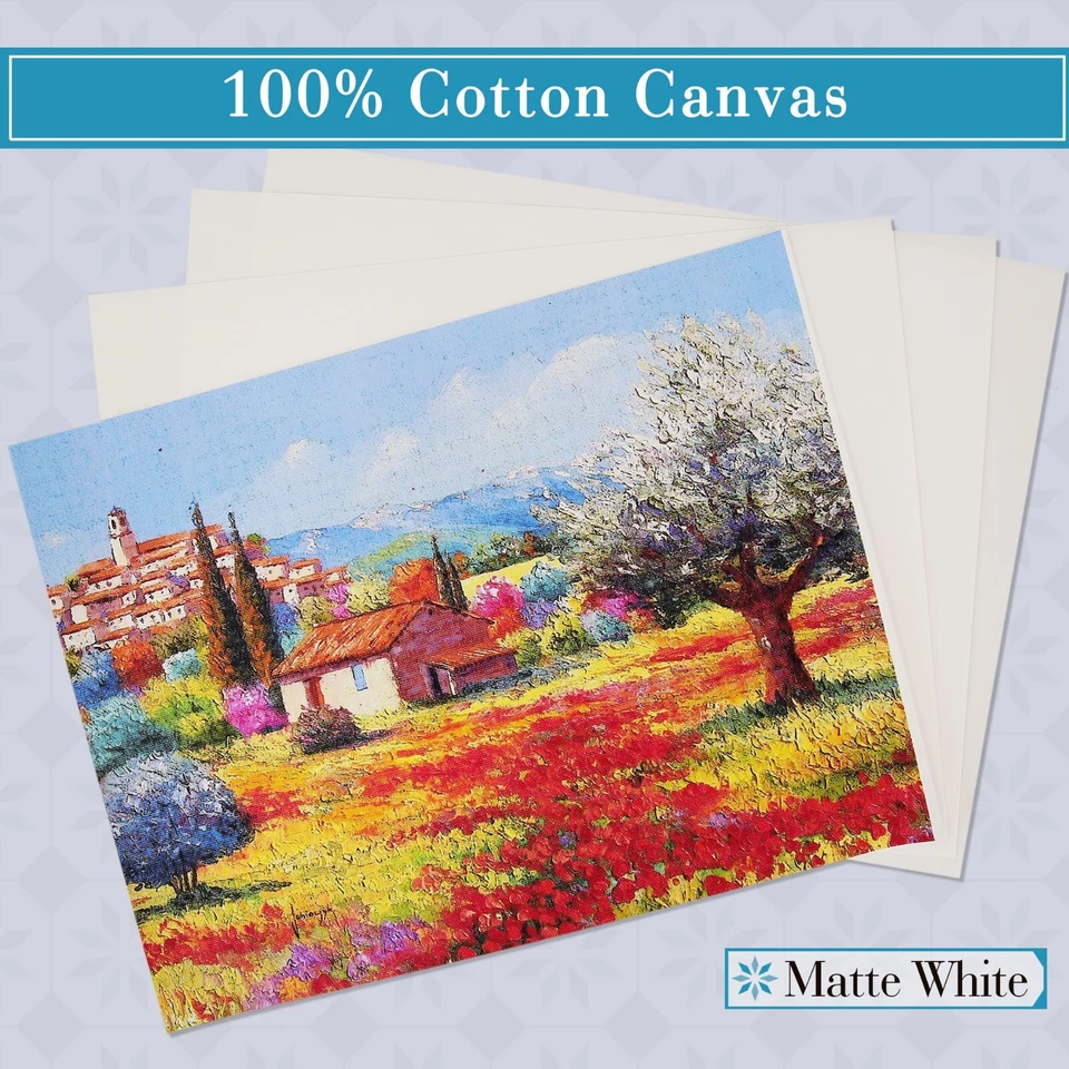 Koala Inkjet Canvas Paper 8.5x11 100% Cotton Matte Photo Paper 350g 22Mil Thick - Image 3 of 4