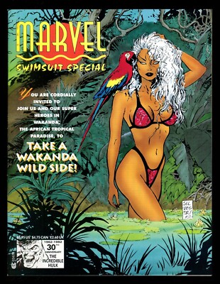 Marvel Swimsuit Special #1 Comic Magazine 1992 Wakanda Storm