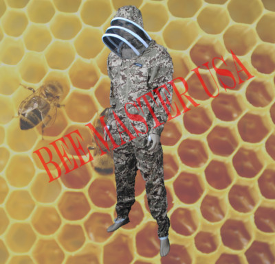  Pro's Choice Best Beekeeping Suit, Camouflage, with Gloves, Adult & Kid's Sizes