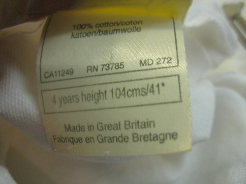 Boutique LAURA ASHLEY VTG MOTHER & CHILD White Summer DRESS Cotton 4 Years Girls - Picture 8 of 8