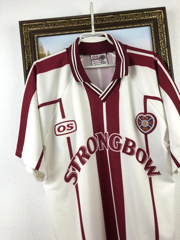 Heart Of Midlothian Away football shirt 1999 Soccer Jersey Rare Mens Size M - Image 3 of 4