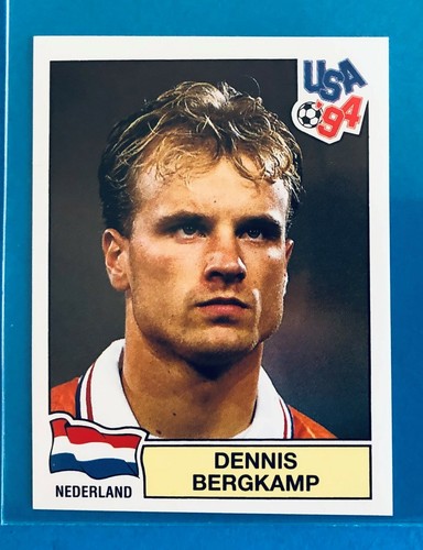 CALCIATORI PANINI 1993-1994 FIGURINA N. 108 DENNIS BERGKAMP (ROOKIE) INTER