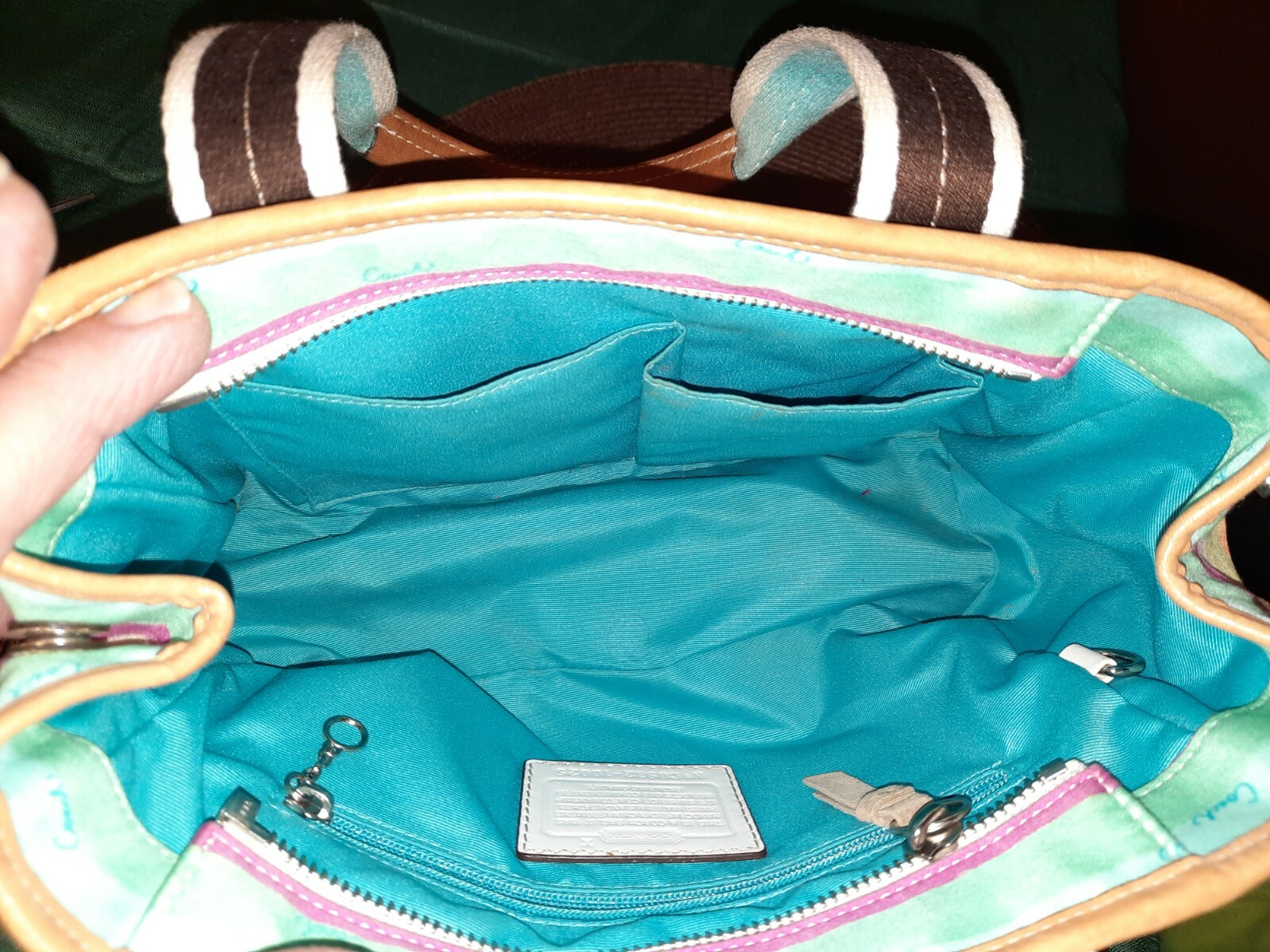 Multi Color Coach Bag Gem