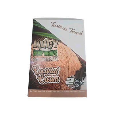 Juicy Jays Coconut Cream Wraps-25 packs per display