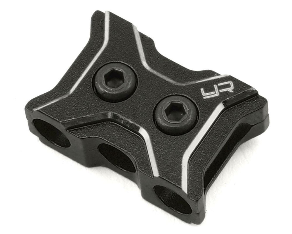 Yeah Racing Aluminum 12-14 Gauge Wire Clamp (Black) (Type A) [YEA-YA-0485BK]