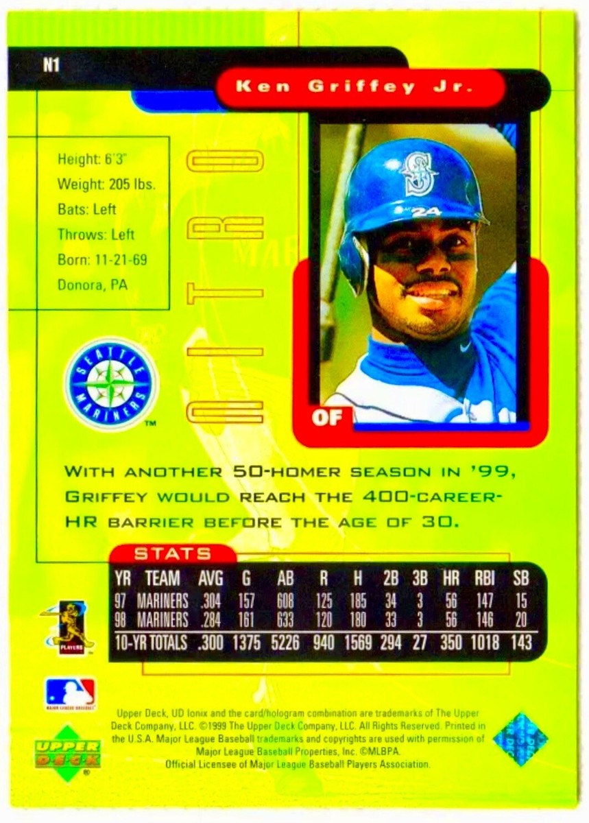1990年 ケン ・ グリフィー Jr.入りランダムセット25 KEN GRIFFEY JR 1990 - 2000 125 DIFFERENT IREGULAR CARDS