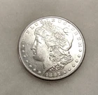 1897-S Morgan Silver Dollar - Better Date - Pretty AU+ Coin - FREE SHIPPING
