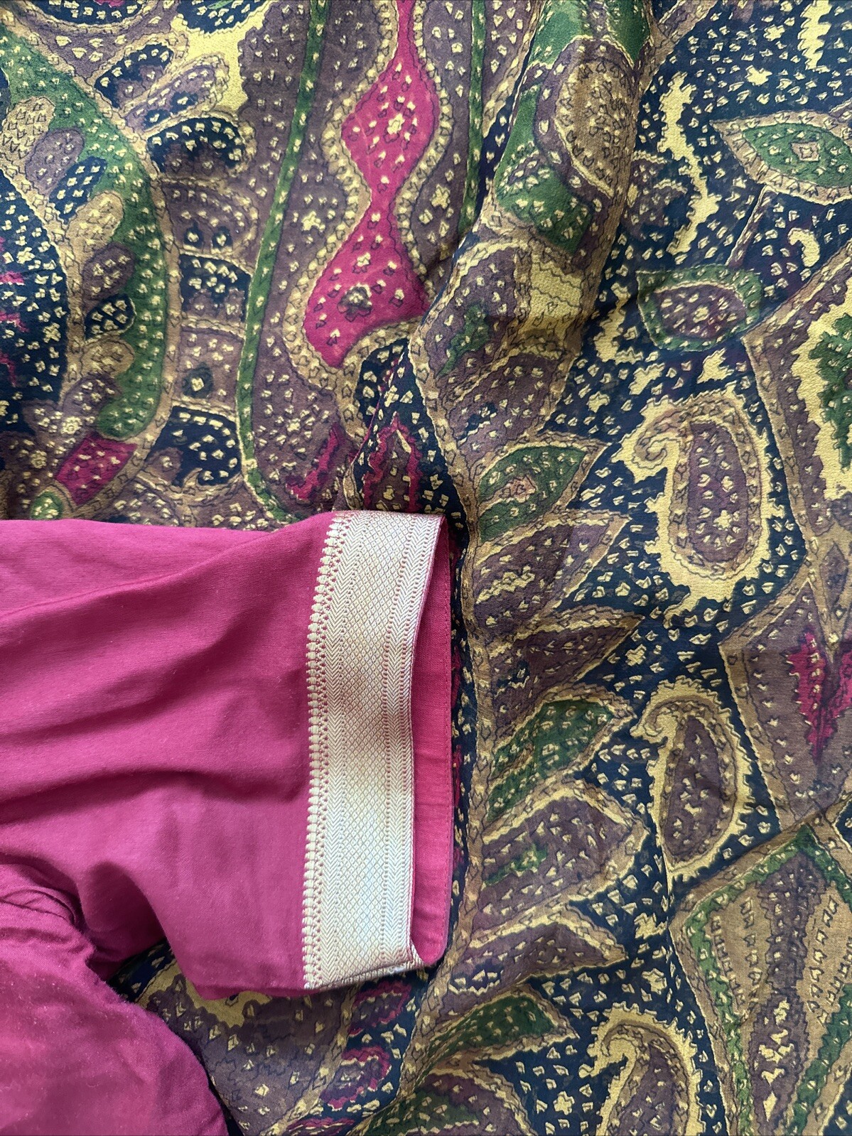 Printed Georgette Sari - image 5