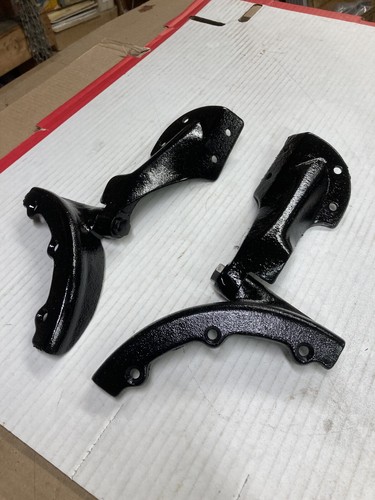 1955 1956 1957 Chevy Wagon Rear Lower Seat Hinge Brackets Pair