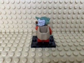 Lego Star Wars Santa Yoda Minifigure (7958) with Stick and Bag