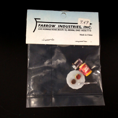 Dollhouse Miniature Making Peanut Butter & Jelly Sandwich Farrow FR11194 NEW