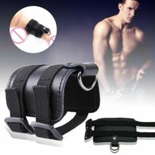 Mens Leather Penis Hanger Enlarger Straightening Lengthening DIY weight