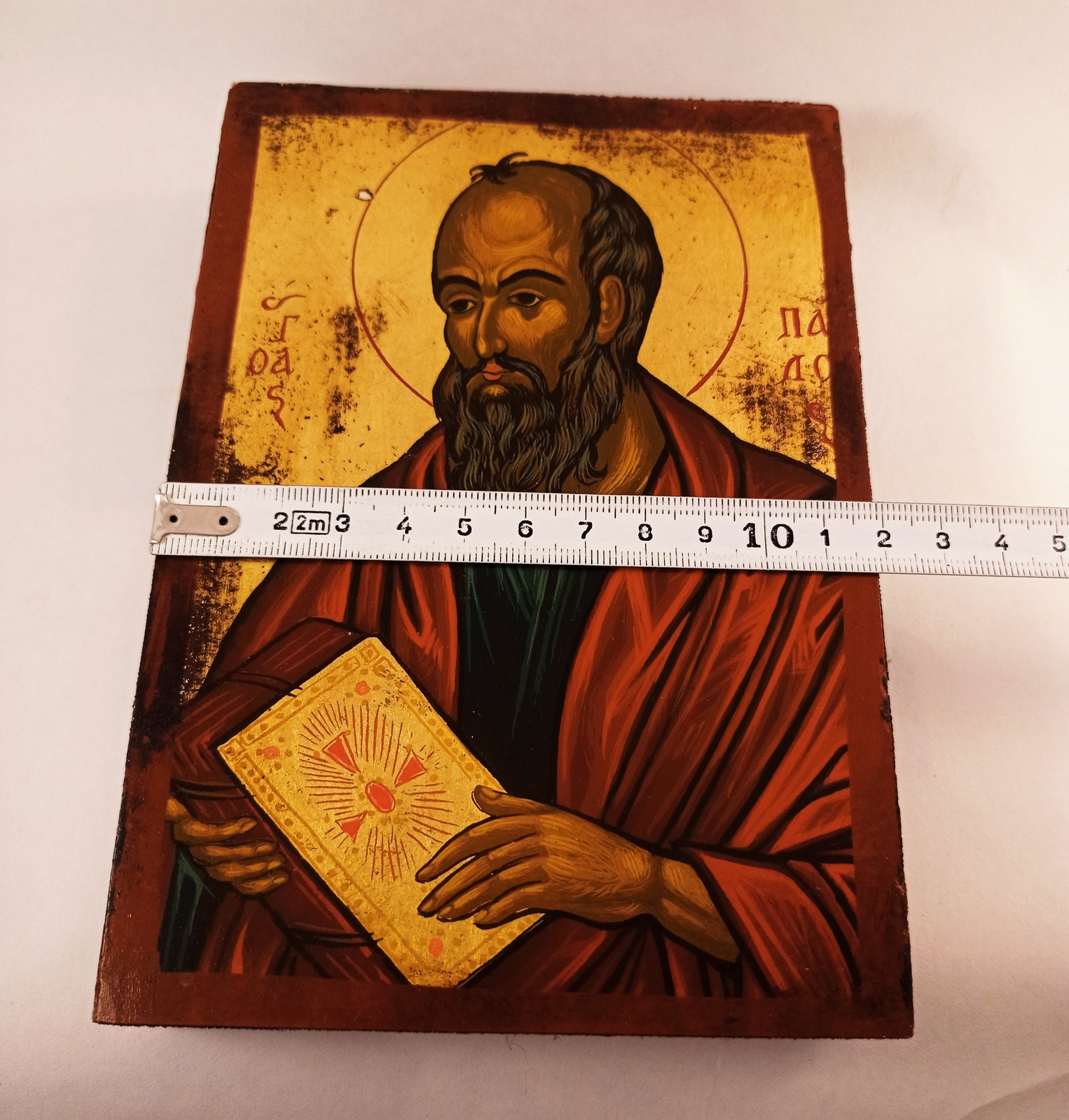 Byzantine Vintage Handmade Greek Orthodox Saint Paul The Apostle Icon ...