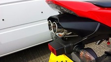 Honda CBR1000RR 06-07 Fireblade Black Oval twin outlet Road Legal MTC Exhaust