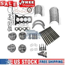G4FJ 1.6L Engine Overhaul Rebuild Kit - Valve Kit Pistons Rings Set for Hyundai