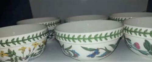 Portmeirion Botanic Garden set of 6 x 5(five) inch fruit/rice bowls