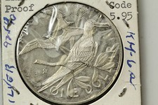 1973 British Virgin Islands 1 Dollar 925 Silver Coin Proof (NUM6344)