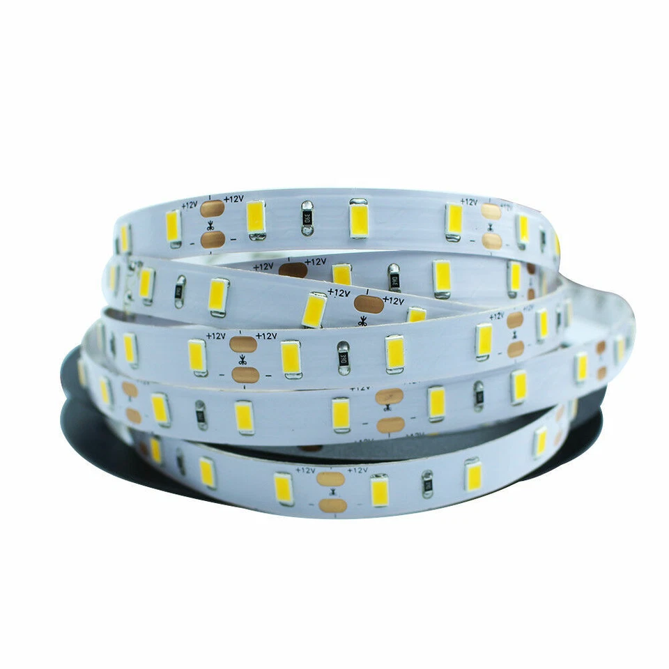 12V 5M SMD 5050 3528 5630  white WarmWhite 300 LED Flexible 3M Tape Strip Light - Image 2 of 4