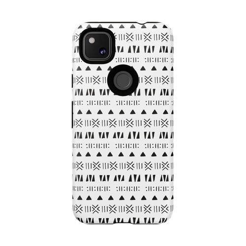 Black and White Southwestern Aztec Pattern Google Pixel Tough Cases - 第 72/131 張圖片