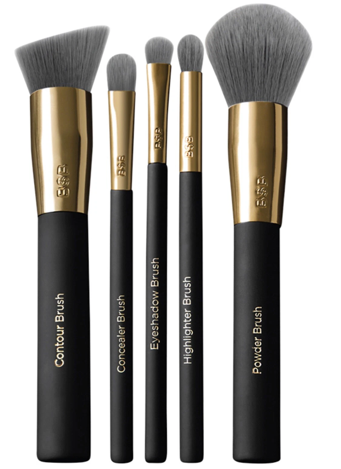 NEW 5 PC BILLION DOLLAR BRUSHES - Charcoal Set - MSRP $55