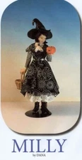 1:12 scale Miniature Doll Art Tutorials-Patterns-Clothes/Hair  MILLY Dana Burton