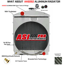 4-Row Aluminum Radiator #3041405R91 For Case International B414 276 434 B275