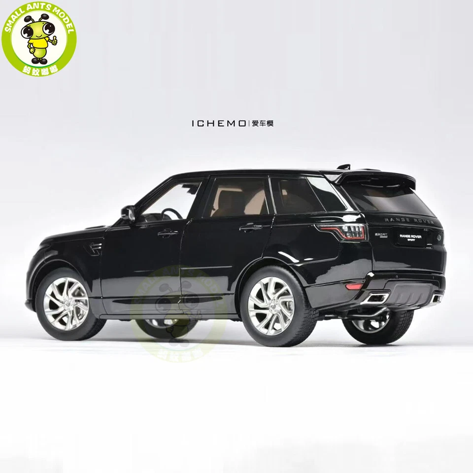 1/18 Whelart Land Rover Range Rover Sport 2018 Black Diecast Model Car Gifts - Image 3 of 4