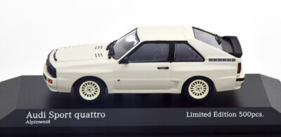 Audi Sport Quattro 1:43, Kopenhagenblau, Minichamps,inkl.OVP (Gebraucht) in Zofingen für CHF 39
