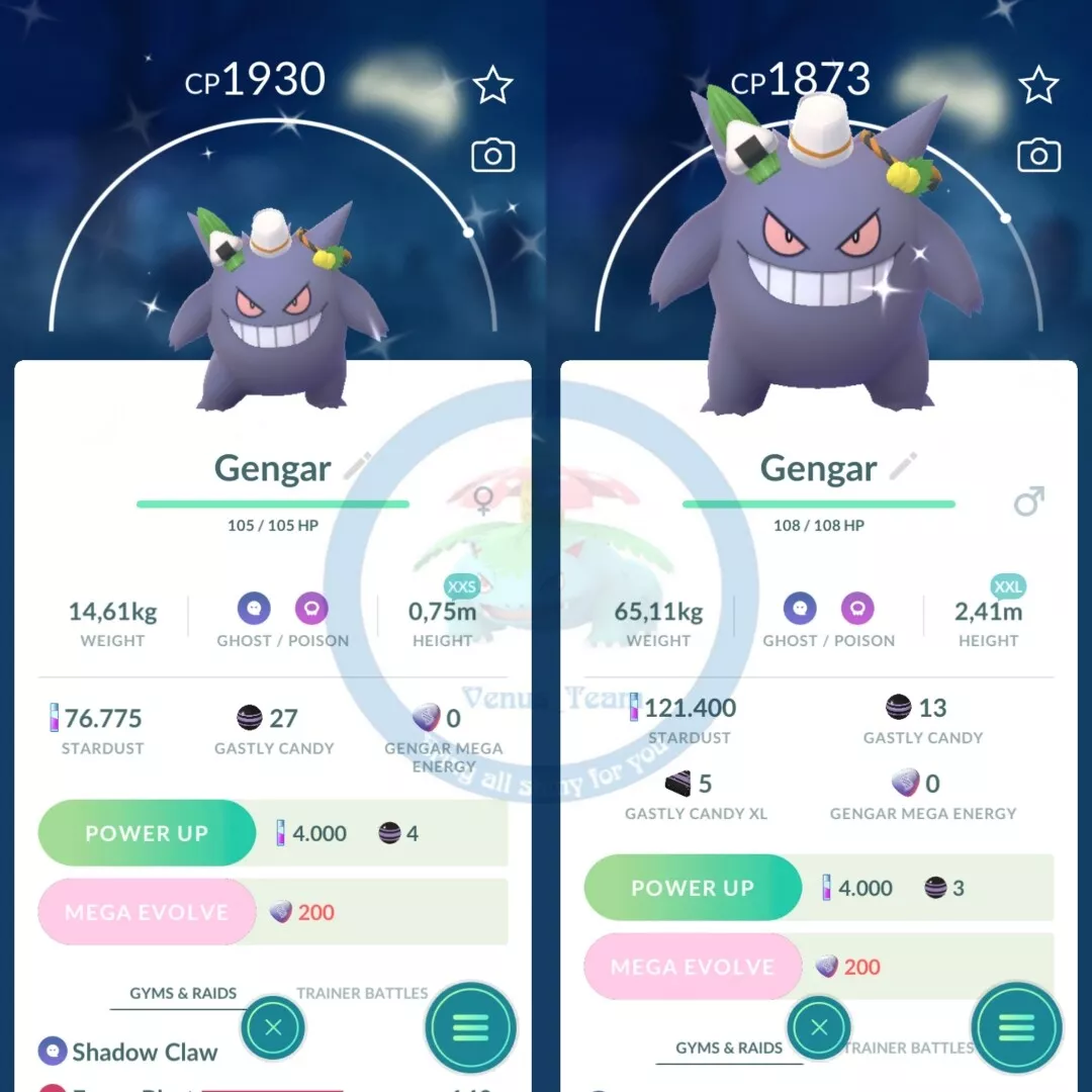 Re-Shiny Gengar, thoughts? : r/pokemongo