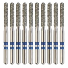 Diamond Bur FG Z881/014M Zirconia Adjustment Round End Cylinder Medium Grit