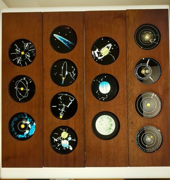 24 Magic Lantern Astronomical Slides
