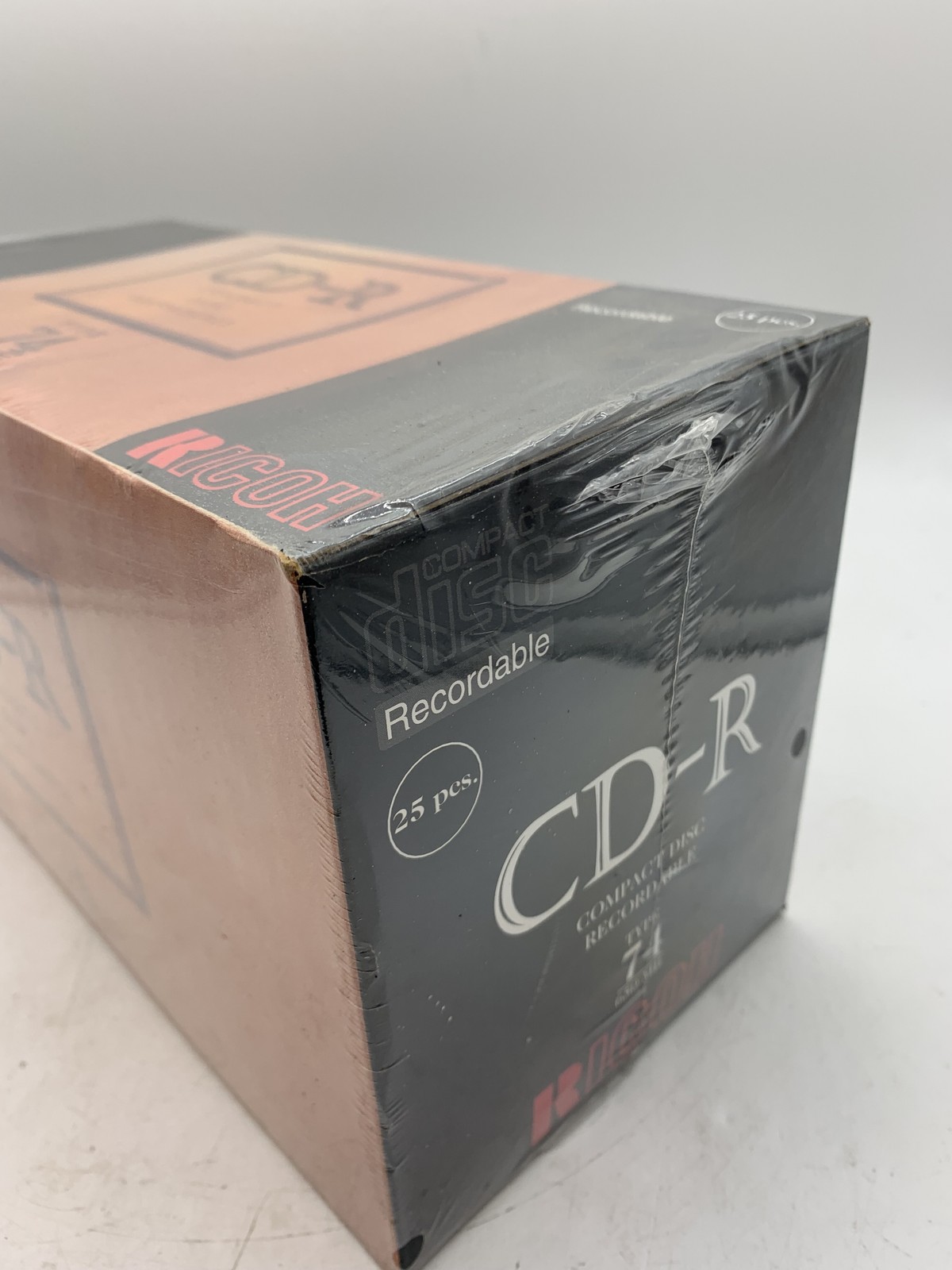 25 Pack Box Ricoh CD-R Type 74 Recordable 650MB Compact Disc New Sealed FREE S/H
