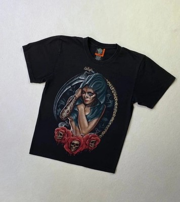 Rock Eagle Printed T-Shirt / Skelett Print Vintage Unisex 100% Baumwolle fließt