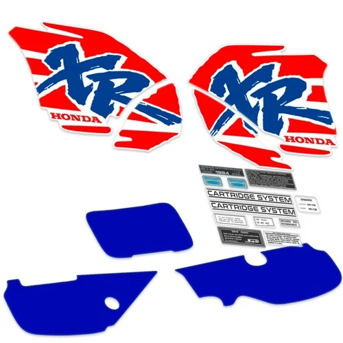 ?? Kit full Tank Decals Graphics for Honda XR600R XR 600 design 94, ship ?