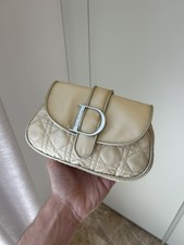Parfums Christian Dior Trousse Mini borsa pochette satin oro Vintage / Rara
