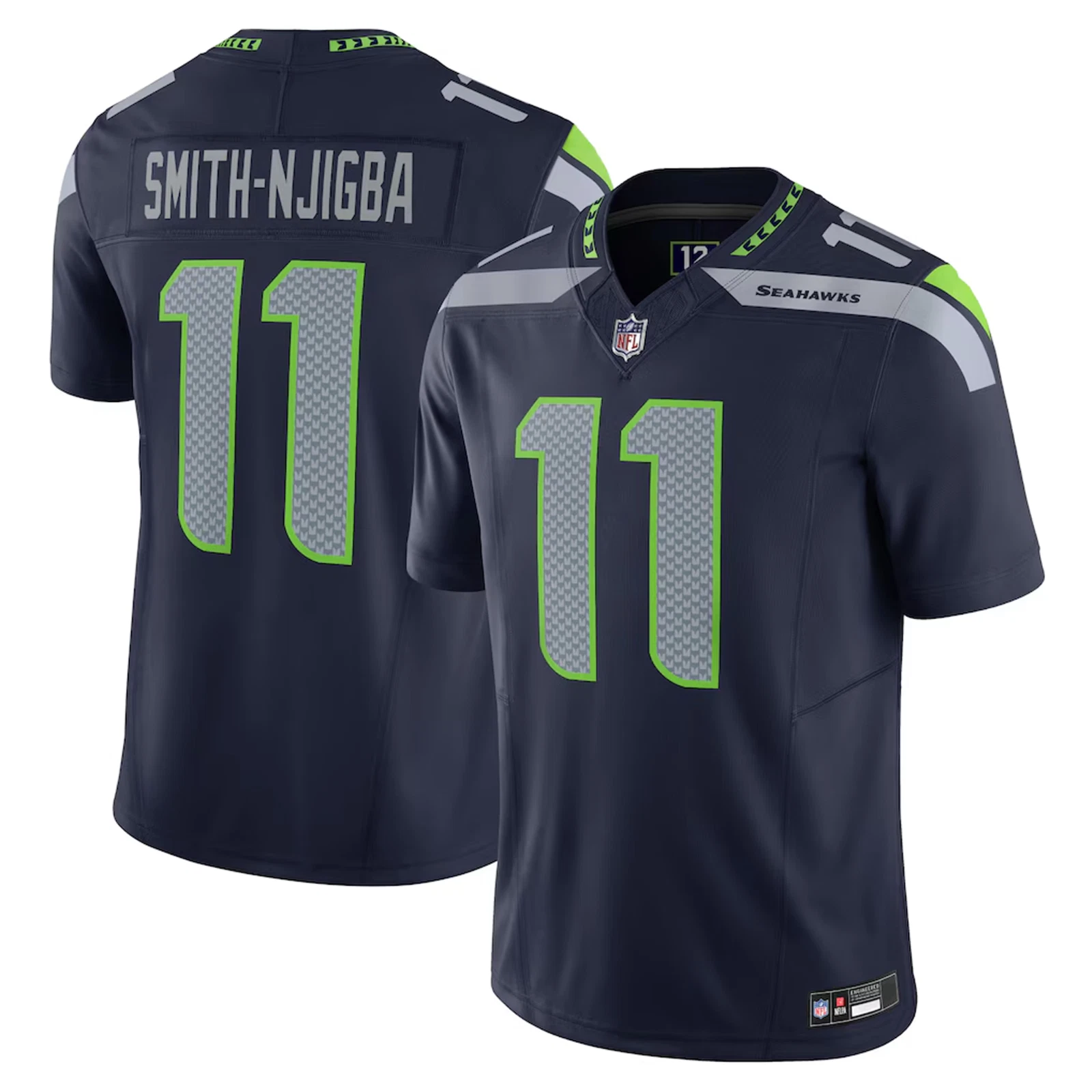 Men's Seahawkss Navy Team Game Limited Player Jersey