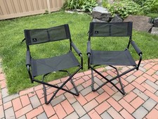 Snow Peak Black Mesh Folding Camp Chair - Pai...