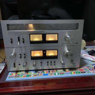 Pioneer SA-7800II Amplifier Tuner Set Silver Stereo Integrated Amp