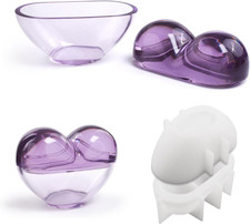Heart Jar Resin Mold, Silicone Jar Mold with Lid, Epoxy Casting Molds DIY Trinke