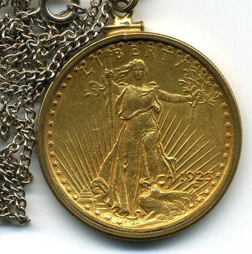1923 SAINT GAUDENS $20 DOUBLE EAGLE COIN