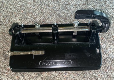 VINTAGE FOOTHILL 3 HOLE PUNCH (MODEL: 310) | eBay