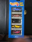 Hot Wheels Vintage Ford 5 Pack with ULTRA RARE - 3 Window 34 Ford Pink Chrome!